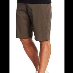 Volcom Mushroom Brown Vmonty Stretch Shorts